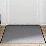Vidaxl deurmat 90x150 cm grijs