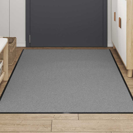 Vidaxl deurmat 115x200 cm grijs