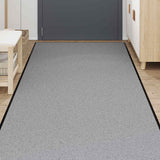 Vidaxl deurmat 115x400 cm grijs