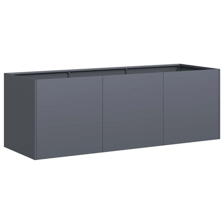 Vidaxl plantenbak antraciet 120x40x40 cm koudgewalst staal