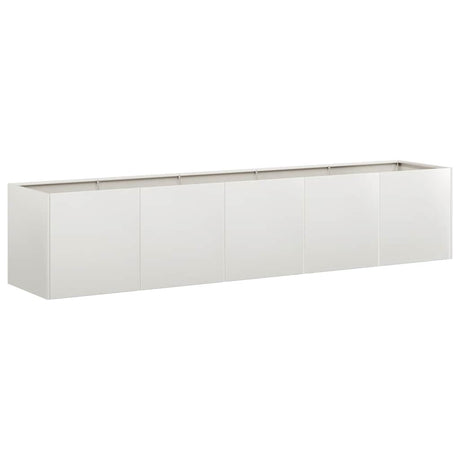 Vidaxl plantenbak 200x40x40 cm roestvrij staal