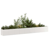 Vidaxl plantenbak 360x40x40 cm roestvrij staal