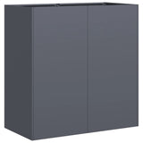Vidaxl plantenbak 80x40x80 cm koudgewalst staal antracietkleurig