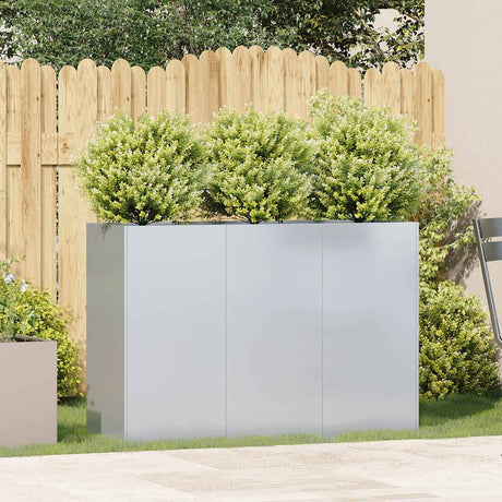 Vidaxl plantenbak 120x40x80 cm gegalvaniseerd staal