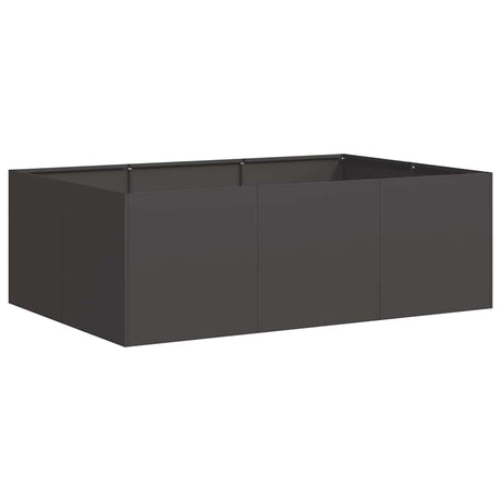 Vidaxl plantenbak 120x80x40 cm staal zwart