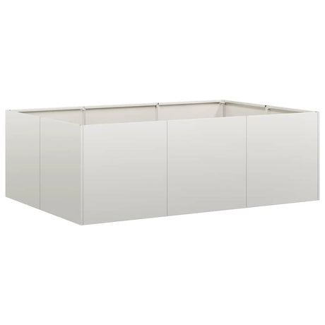 Vidaxl plantenbak 120x80x40 cm roestvrij staal