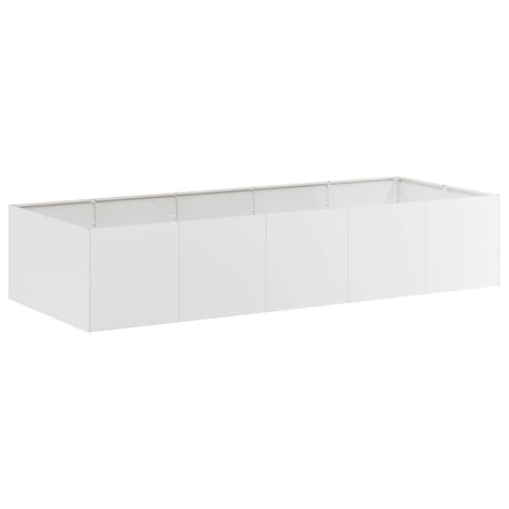 Vidaxl plantenbak 200x80x40 cm roestvrij staal