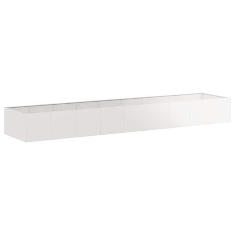 Vidaxl plantenbak 360x80x40 cm roestvrij staal
