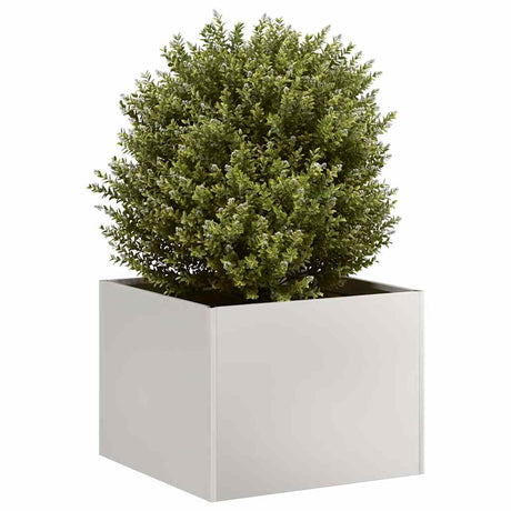 Vidaxl plantenbak 40x40x30 cm roestvrij staal