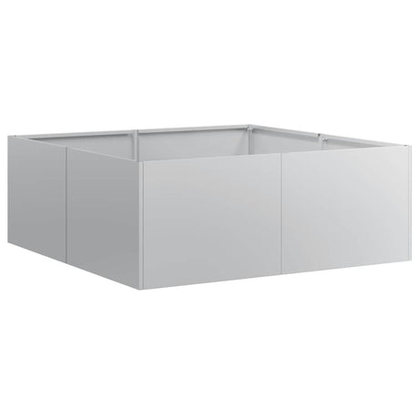 Vidaxl plantenbak 80x80x30 cm gegalvaniseerd staal