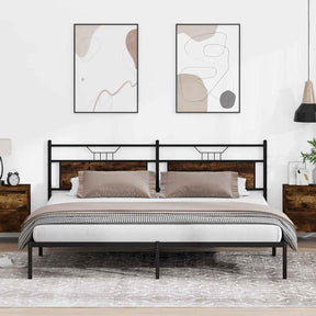 Vidaxl bedframe zonder matras 193x203 cm spaanplaat gerookt eiken