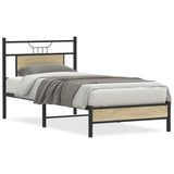 Vidaxl bedframe zonder matras hout sonoma eikenkleurig 80x200 cm