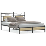 Vidaxl bedframe zonder matras hout sonoma eikenkleurig 140x200 cm