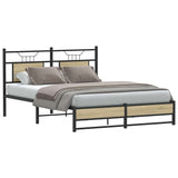 Vidaxl bedframe zonder matras hout sonoma eikenkleurig 140x200 cm