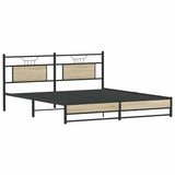 Vidaxl bedframe zonder matras hout sonoma eikenkleurig 160x200 cm