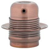 Vidaxl lamphouders 2 st rood brons e27