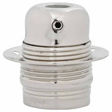 Vidaxl lamphouders 2 st nikkel satijn e27
