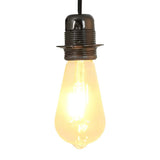 Vidaxl lamphouders 2 st glanzend zwart e27