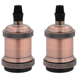 Vidaxl lamphouders 2 st rood brons e27