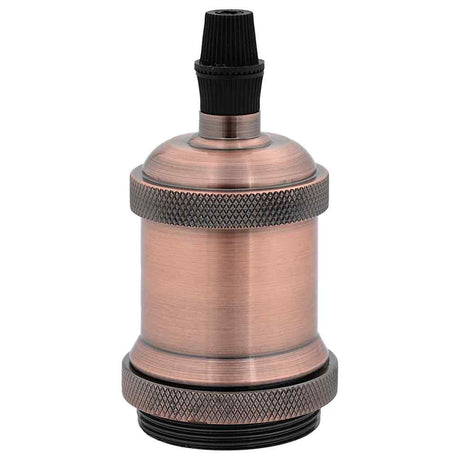 Vidaxl lamphouders 2 st rood brons e27