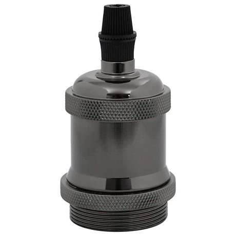 Vidaxl lamphouders 2 st glanzend zwart e27