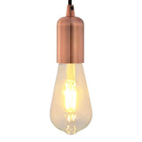 Vidaxl lamphouders 2 st rood brons e27