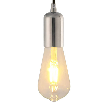 Vidaxl lamphouders 2 st nikkel satijn e27