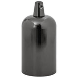 Vidaxl lamphouders 2 st glanzend zwart e27