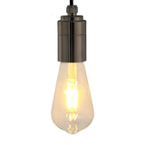 Vidaxl lamphouders 2 st glanzend zwart e27