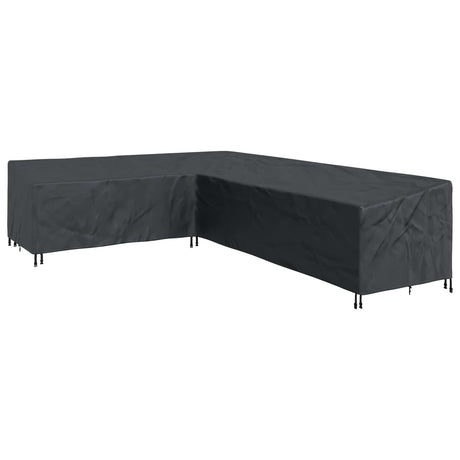Vidaxl meubelhoes 330 x 255 x 80 cm 210d oxford stof l-vorm waterdicht