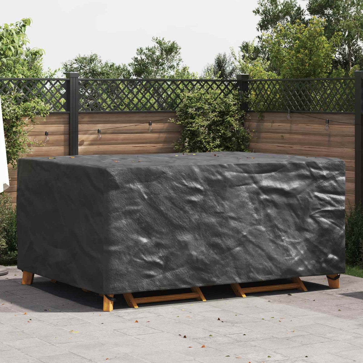 Vidaxl meubelhoes effen zwart 240 x 180 x 100 cm 210d