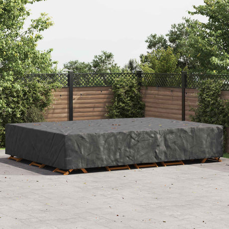 Vidaxl meubelhoes effen zwart 350 x 260 x 90 cm 210d