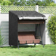 Vidaxl hoes voor buitenschommel 135 x 100 x 165 cm 600d oxford stof