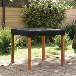 Vidaxl tafel dek 102 x 102 x 15 cm vierkant waterdicht zwart