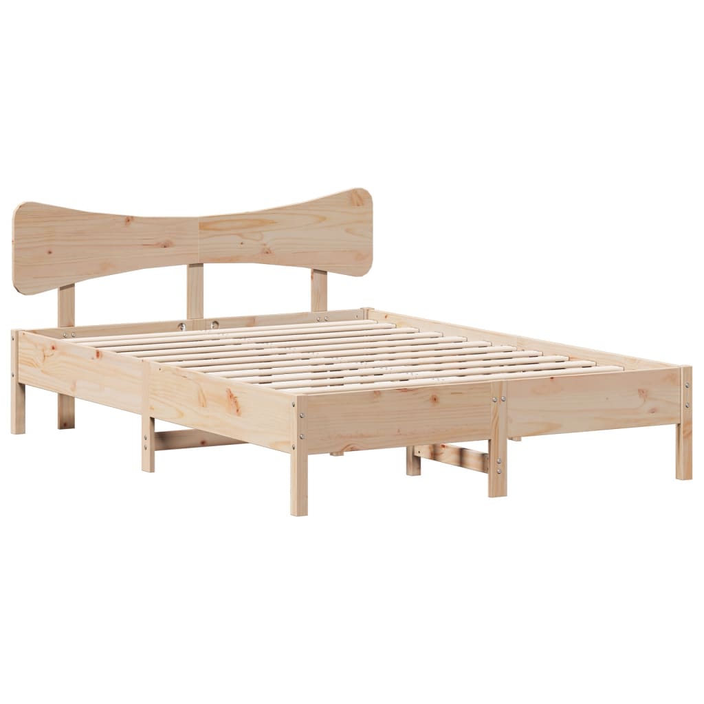 Vidaxl bedframe zonder matras massief grenenhout 120x190 cm