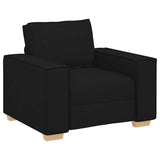 Vidaxl sofa stoel zwart 100x78x84 cm stof