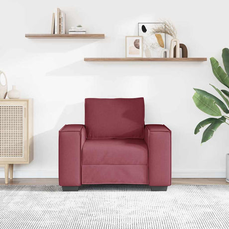 Vidaxl sofa stoel wijnrood 100x78x84 cm stof