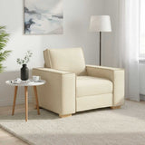 Vidaxl sofa stoel crème 100x78x84 cm stof