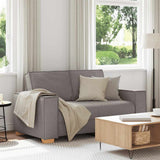 Vidaxl 2-zitsbank taupe 160x78x84 cm stof