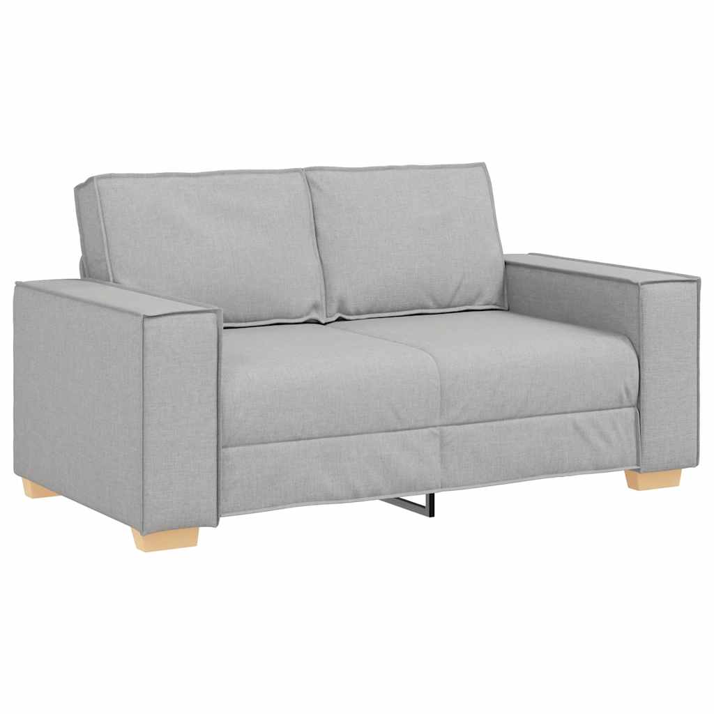 Vidaxl 2-zitsbank wolk grijs 160x78x84 cm stof