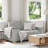 Vidaxl 2-zitsbank wolk grijs 160x78x84 cm stof
