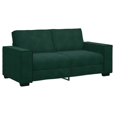 Vidaxl tweezitsbank 180x78x84 cm fluweel donkergroen