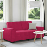 Vidaxl tweezitsbank 180x78x84 cm fluweel wijnrood