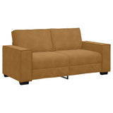 Vidaxl tweezitsbank 180x78x84 cm stof bruin