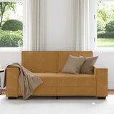 Vidaxl tweezitsbank 180x78x84 cm stof bruin