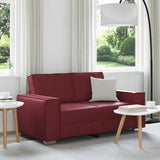 Vidaxl loveseat wijnrood 160 cm nep leer