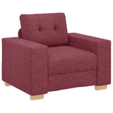 Vidaxl fauteuil wijnrood 100x78x80 cm stof