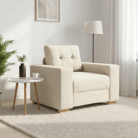 Vidaxl fauteuil linnen 100x78x80 cm