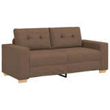 Vidaxl loveseat bank bruin 180x77x82 cm stof