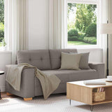 Vidaxl loveseat bank taupe 180x77x82 cm stof
